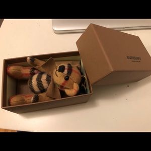 Burberry bear key chain NEW